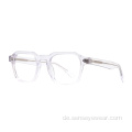 Square Design Mens Acetat optische Rahmenbrille